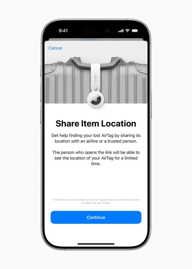 Mit der Teilen-Funktion lässt sich der aktuelle Aufenthaltsort leicht teilen
