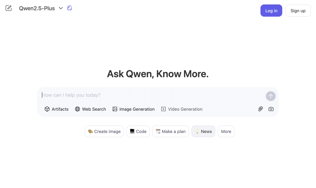Qwen lässt sich kostenlos im Web benutzen
