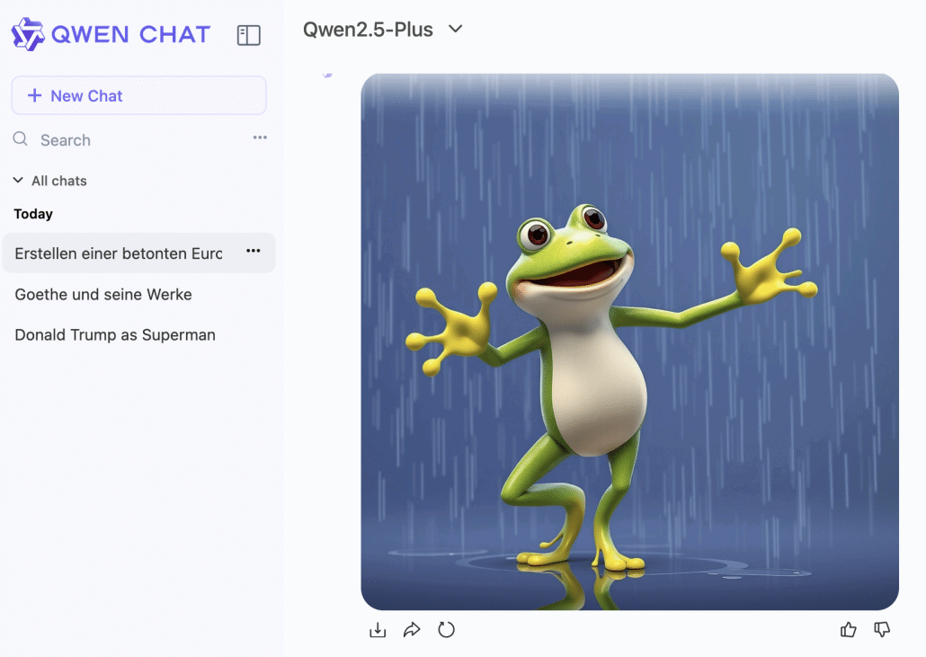 Qwen ist multimodal und kann auch Bilder generieren
