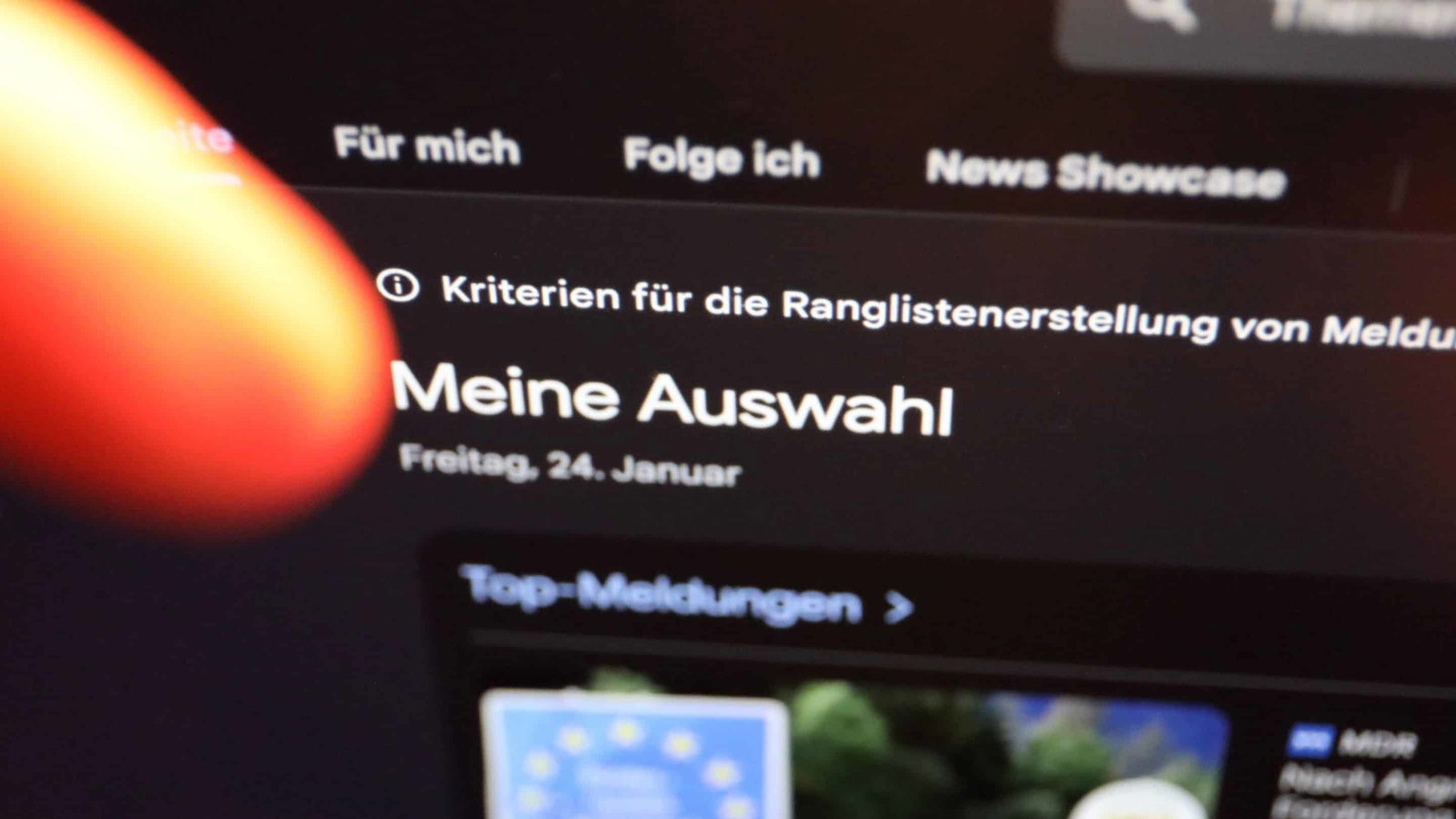 google newsfeed Google lässt die Muskeln spielen: In acht EU-Ländern bekommen einige User keine Nachrichten mehr zu sehen