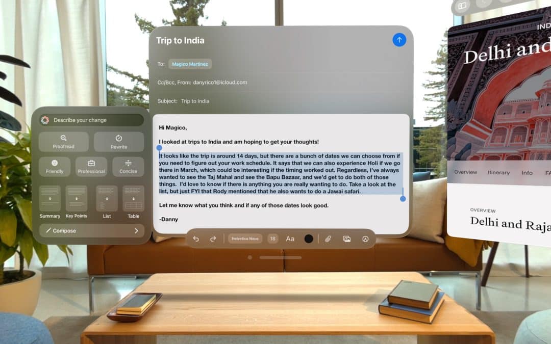 Apple Intelligence: Neue Features für die Apple Vision Pro – So profitieren Nutzer wirklich