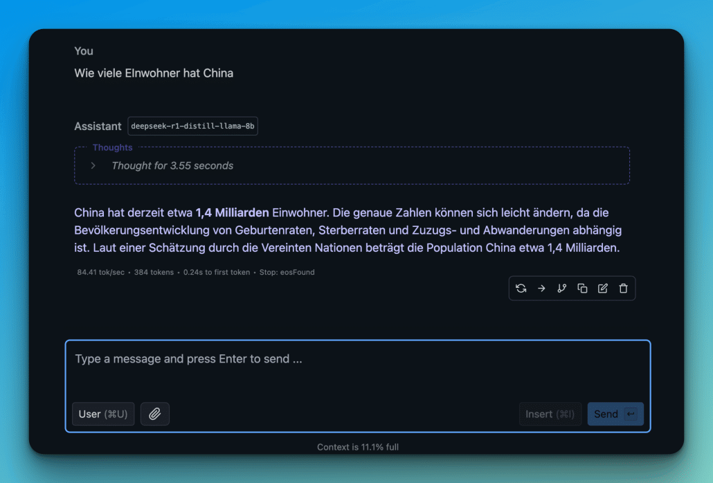 LM Studio verarbeitet OpenSource KI auf dem eigenen Rechner