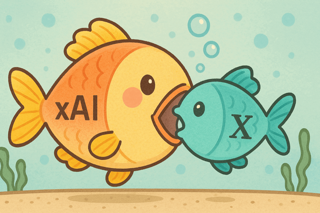 Elon Musk verleibt sich mit xAI nun vollständig die Plattform X ein