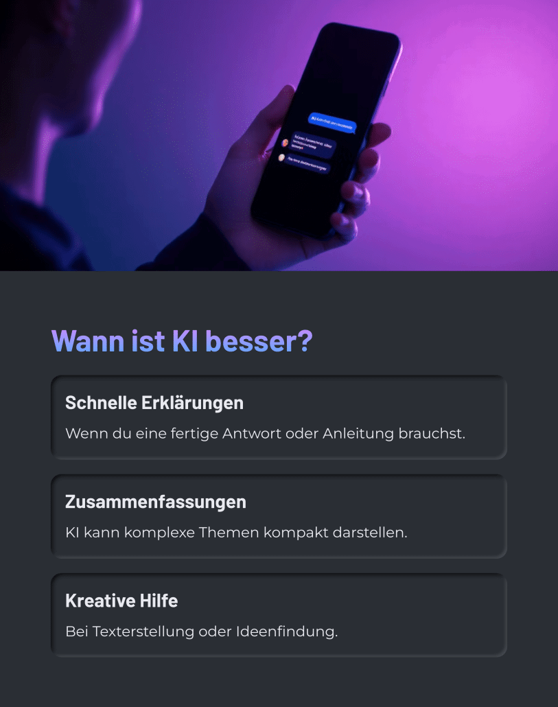 3 wann ist ki besser