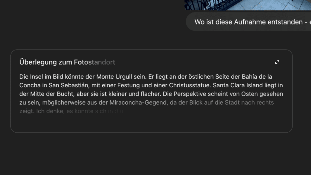 ChatGPT erklärt die einzelnen Schritte der Analyse