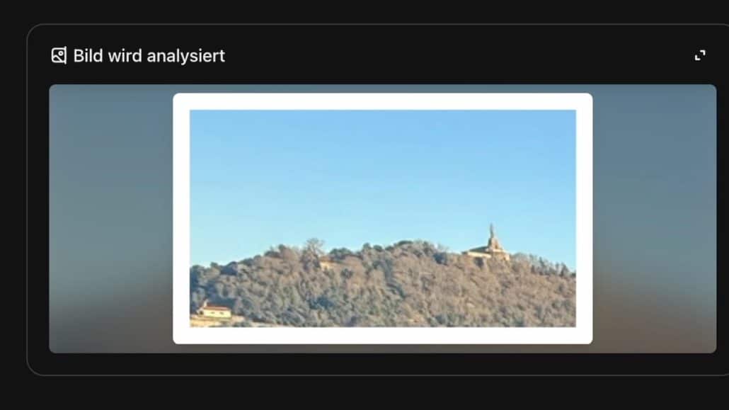 ChatGPT untersucht auch Details in den Aufnahmen