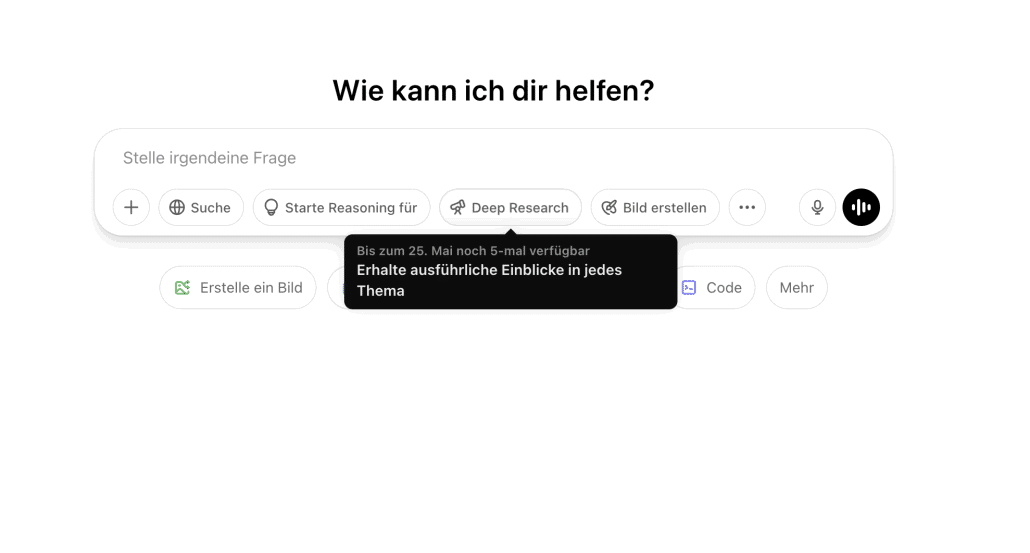 Deep Resarch Light jetzt auch für kostenlose Nutzer verfügbar
