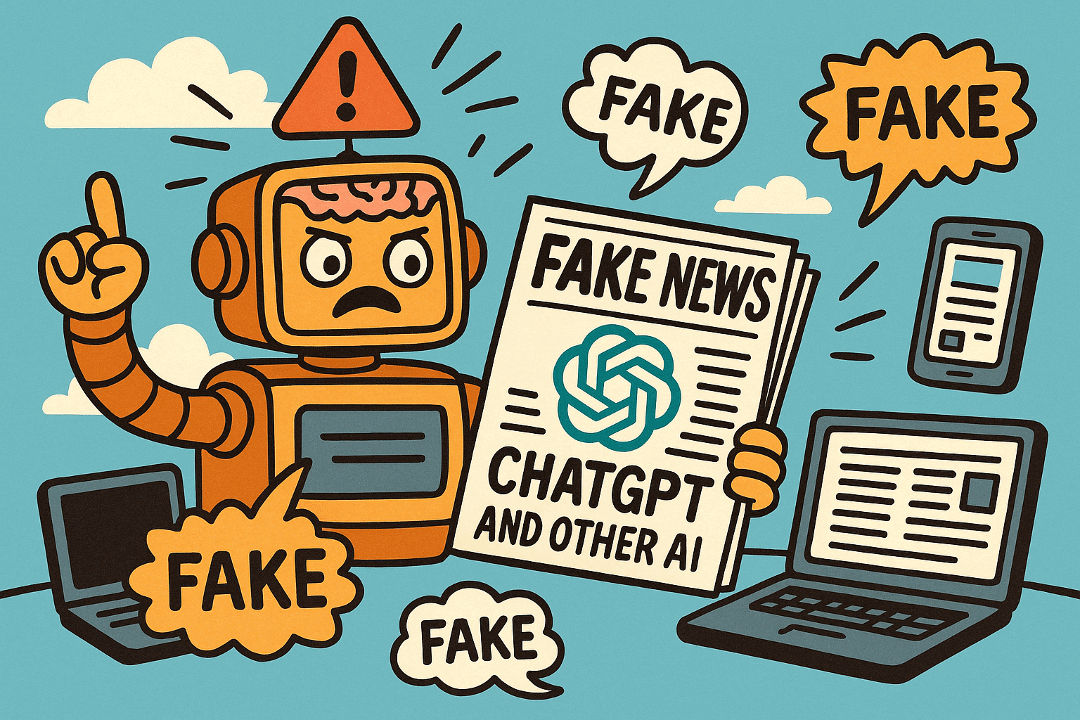 Vorsicht: Chatbots verbreiten durchaus Falschinformationen