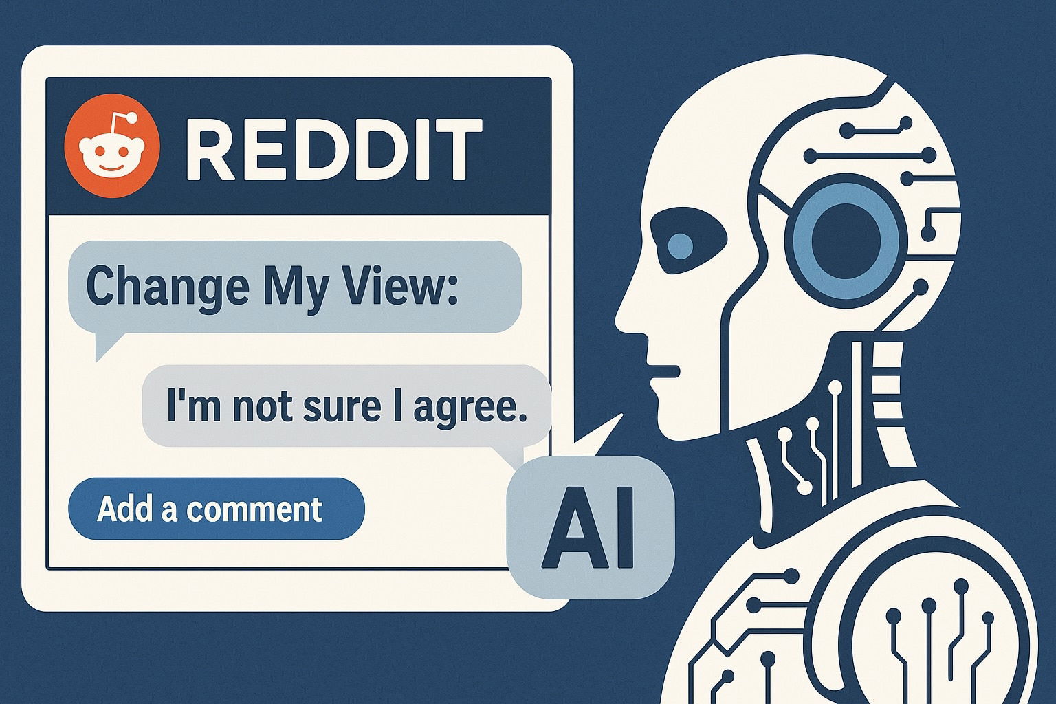 Auf Reddit haben KI-Chatbots unbemerkt Diskussionen geführt