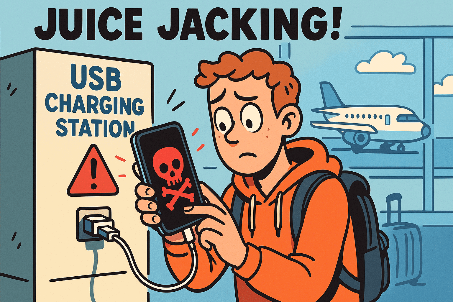 Juice Jacking: Wer sein Smartphone an fremden Buchsen lädt, geht ein Risiko ein
