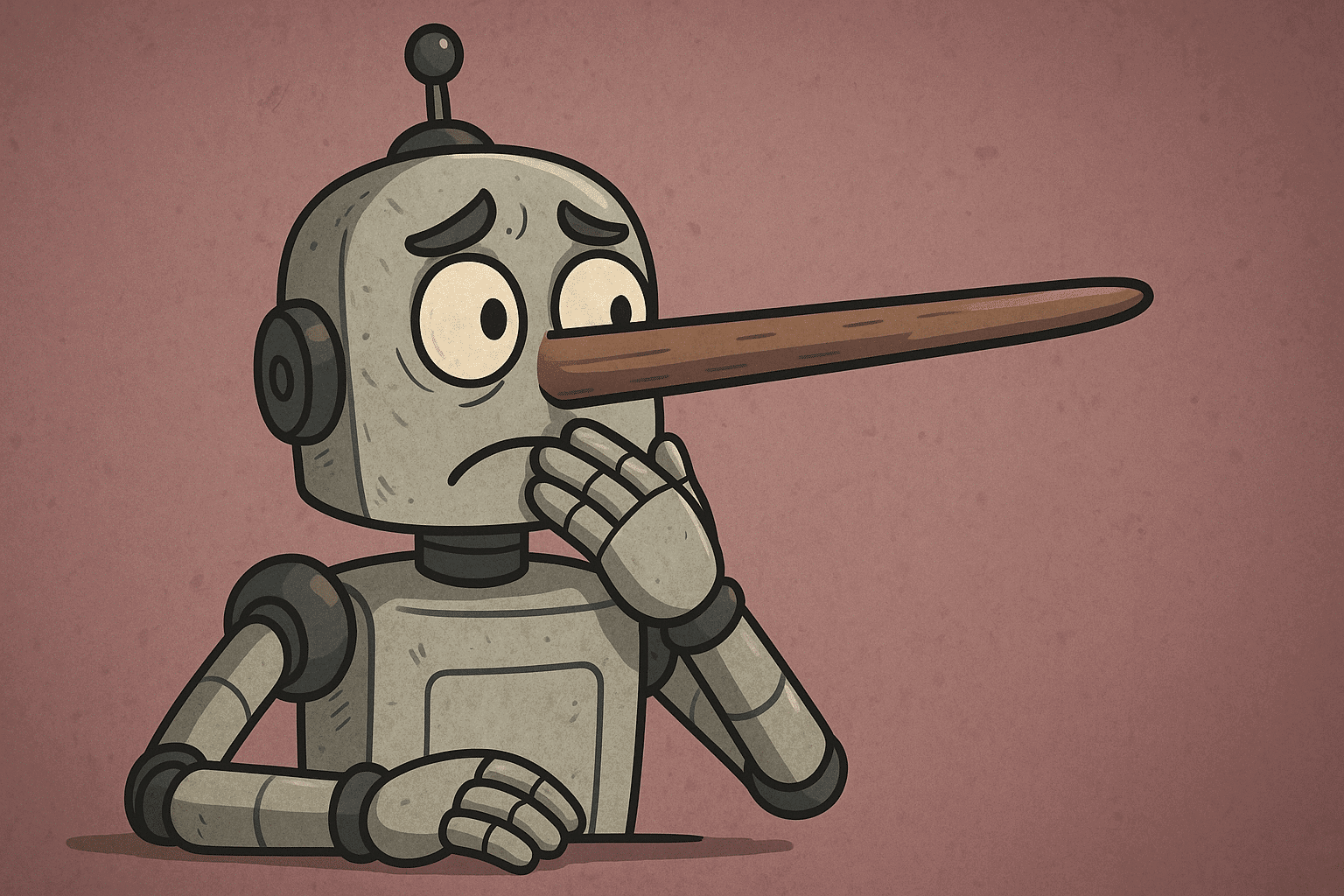 Leider ist nicht so einfach zu erkennen wie hier, wenn ein Chatbot nicht die Wahrheit sagt