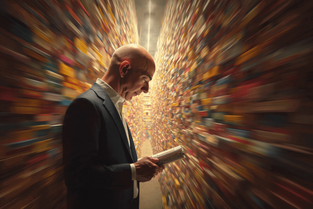 Jeff Bezos hatte vor genau 30 Jahren eine bahnbrechende Idee: Bücher online verkaufen
