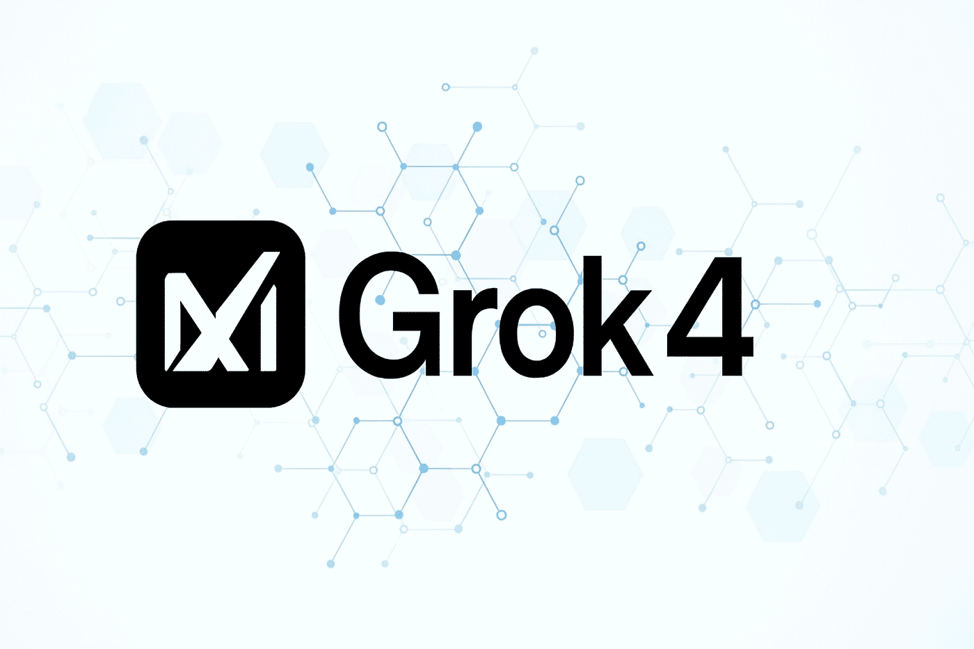 grok4 Logo von Grok 4 auf dezentem Hintergrund