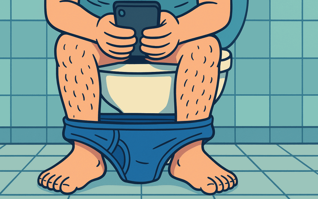 Smartphone auf dem Klo: Wenn das stille Örtchen zur digitalen Lounge wird