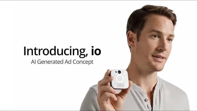 Präsentation des AI-gestützten Werbekonzepts io