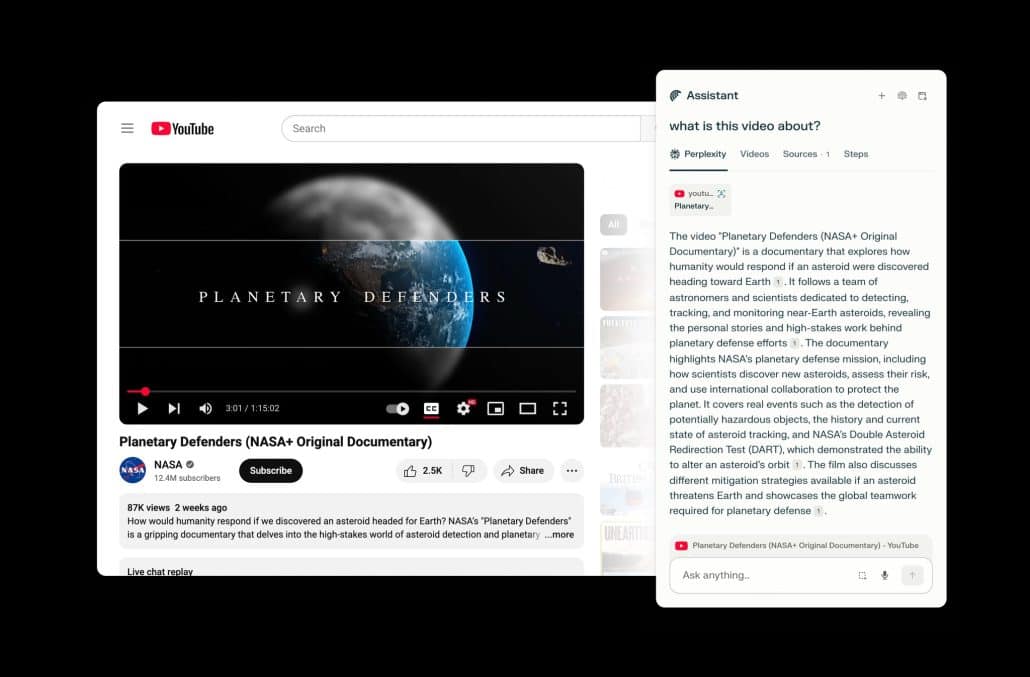 Comet Browser von Perplexity