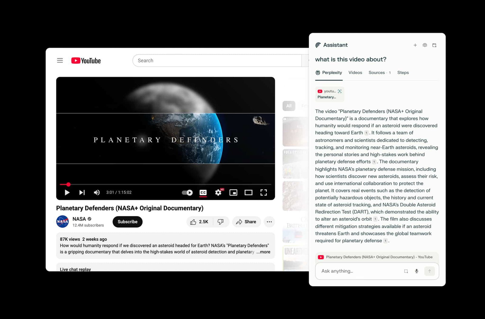 comet3 Comet Browser von Perplexity