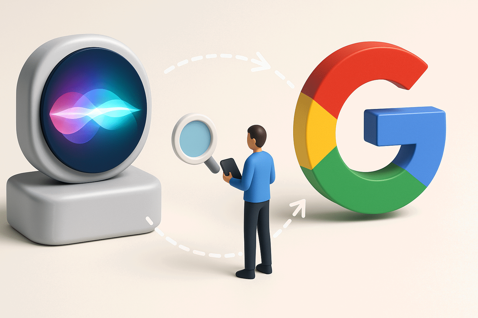 Apple will bei seinem Sprachassistenten Siri auf die Google KI Gemini zurückgreifen und investiert 1 Mrd Dollar