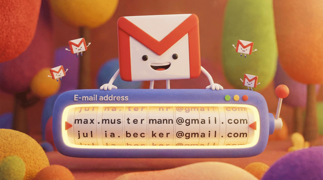 Google Mail testet die Möglichkeit, die GMAIL-Adresse zu ändern