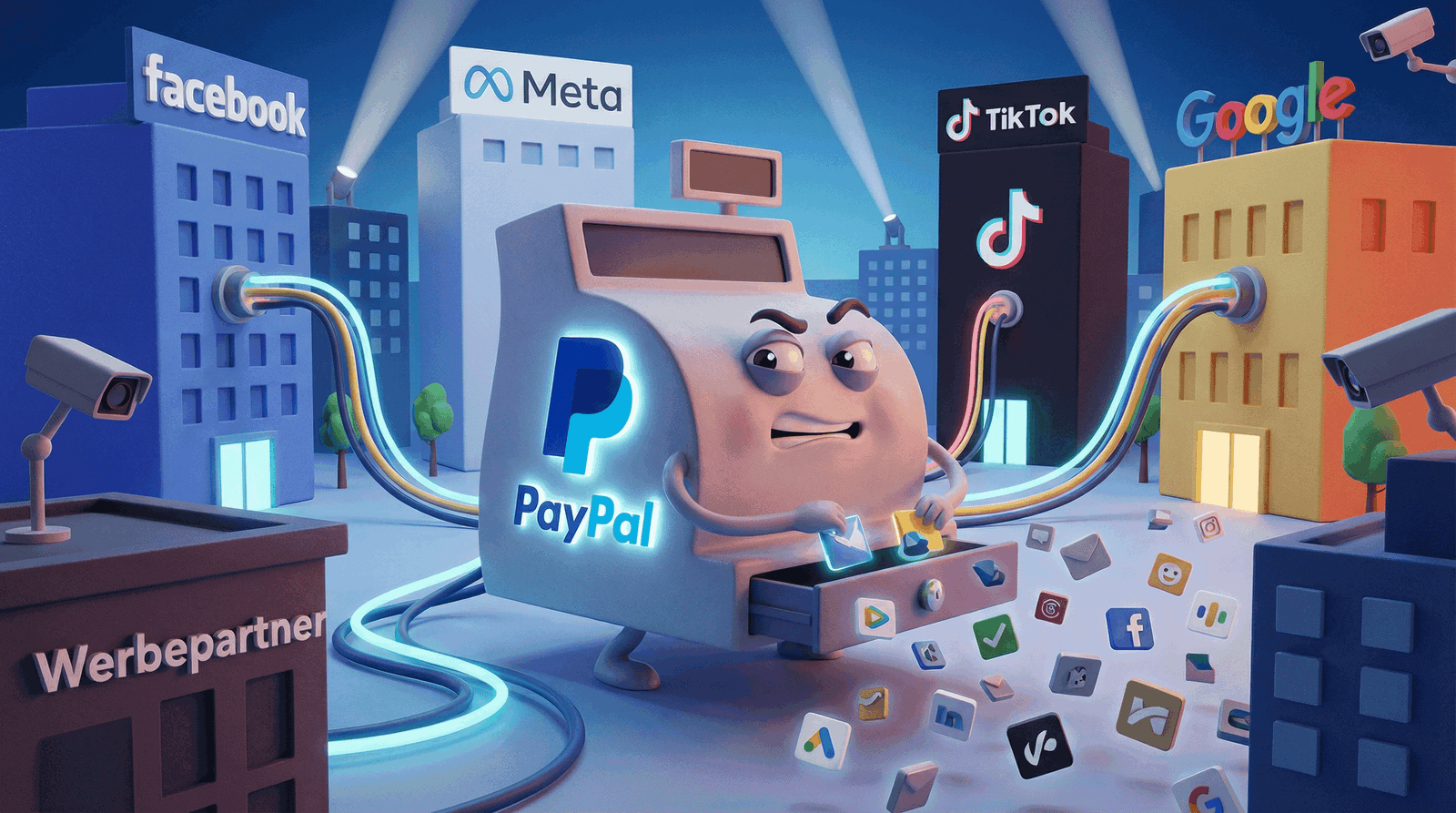 Paypal tauscht Daten mit bis zu 600 Werbepartnern aus