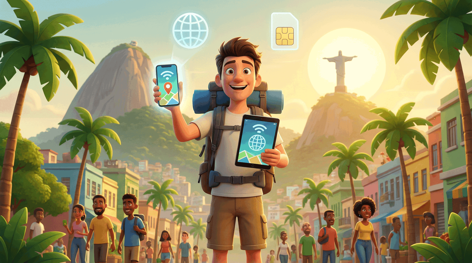 Wer gerne reist ist, etwa nach Brasilien, ist gut beraten, sich rechtzeitig mit einem guten Mobiltarif zu versorgen - danke eSIM heute sehr einfach