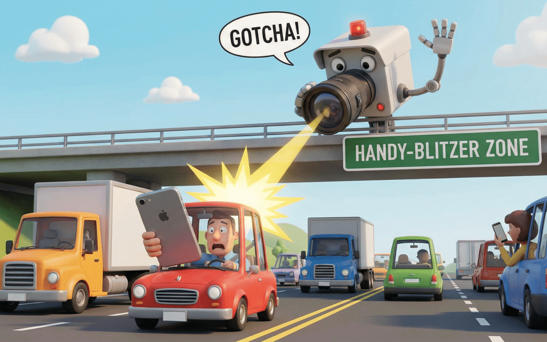 KI-Kameras gegen Handys am Steuer: Big Brother auf der Autobahn – oder überfällige Verkehrssicherheit?