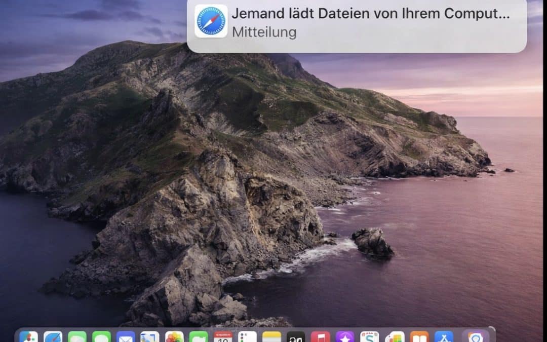 Vorsicht: Wenn der Mac Datenabflüsse meldet