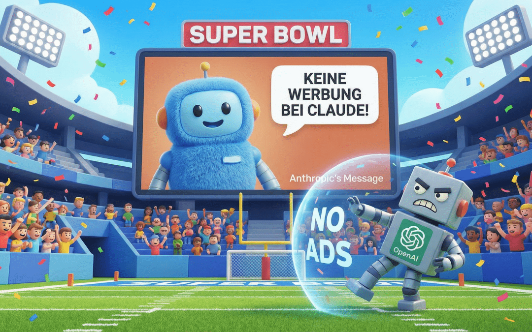 Werbung in KI-Antworten? Anthropic stichelt beim Super Bowl gegen OpenAI