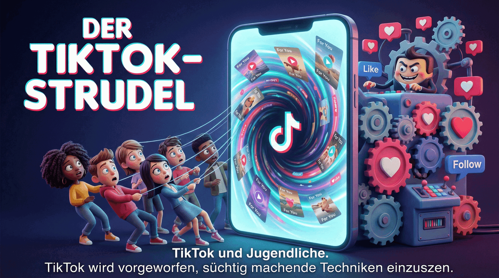 hf 20260206 192416 fed1db7f 567f 4bbb 8c6a bad0057df0fb TikTok bekommt Ärger in der EU: Die Kommission wirft dem Dienst vor, süchtigmachende Mechanismen einzusetzen