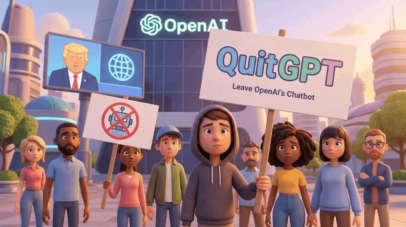 QuitGPT: Menschen protestieren gegen OpenAI's Firmenpolitik