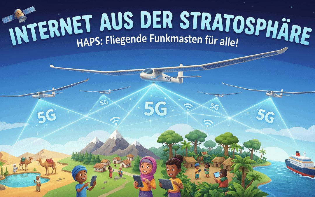 Internet aus der Stratosphäre: Fliegende Funkmasten sollen Milliarden Menschen online bringen