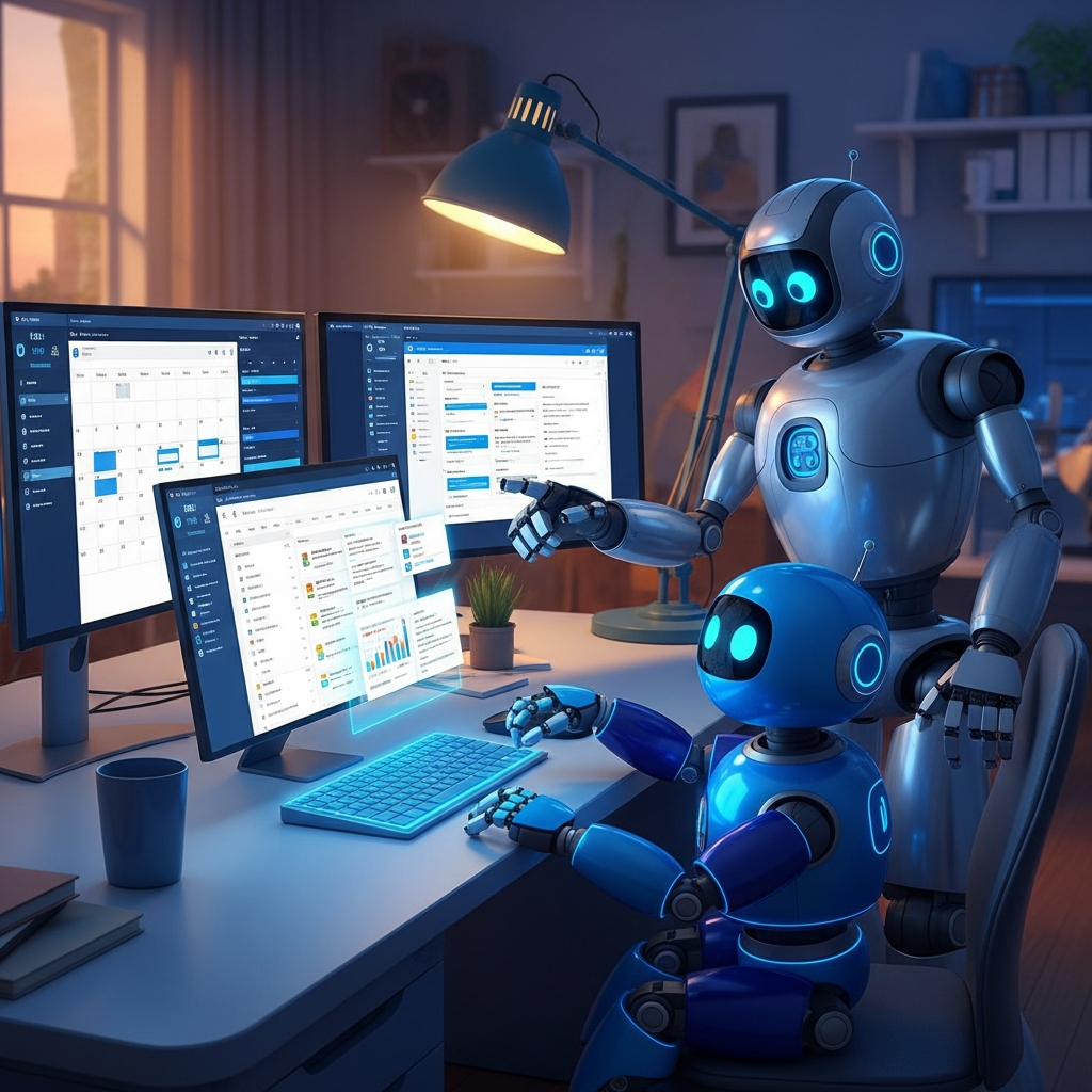 KI-Agenten,Künstliche Intelligenz,Digitaler Alltag,Automatisierung,Zukunft der Arbeit