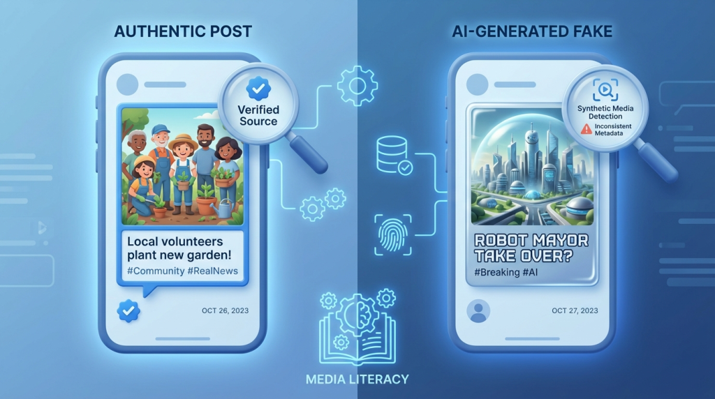 Fake News,KI,Medienkompetenz,Digitale Bildung,Social Media