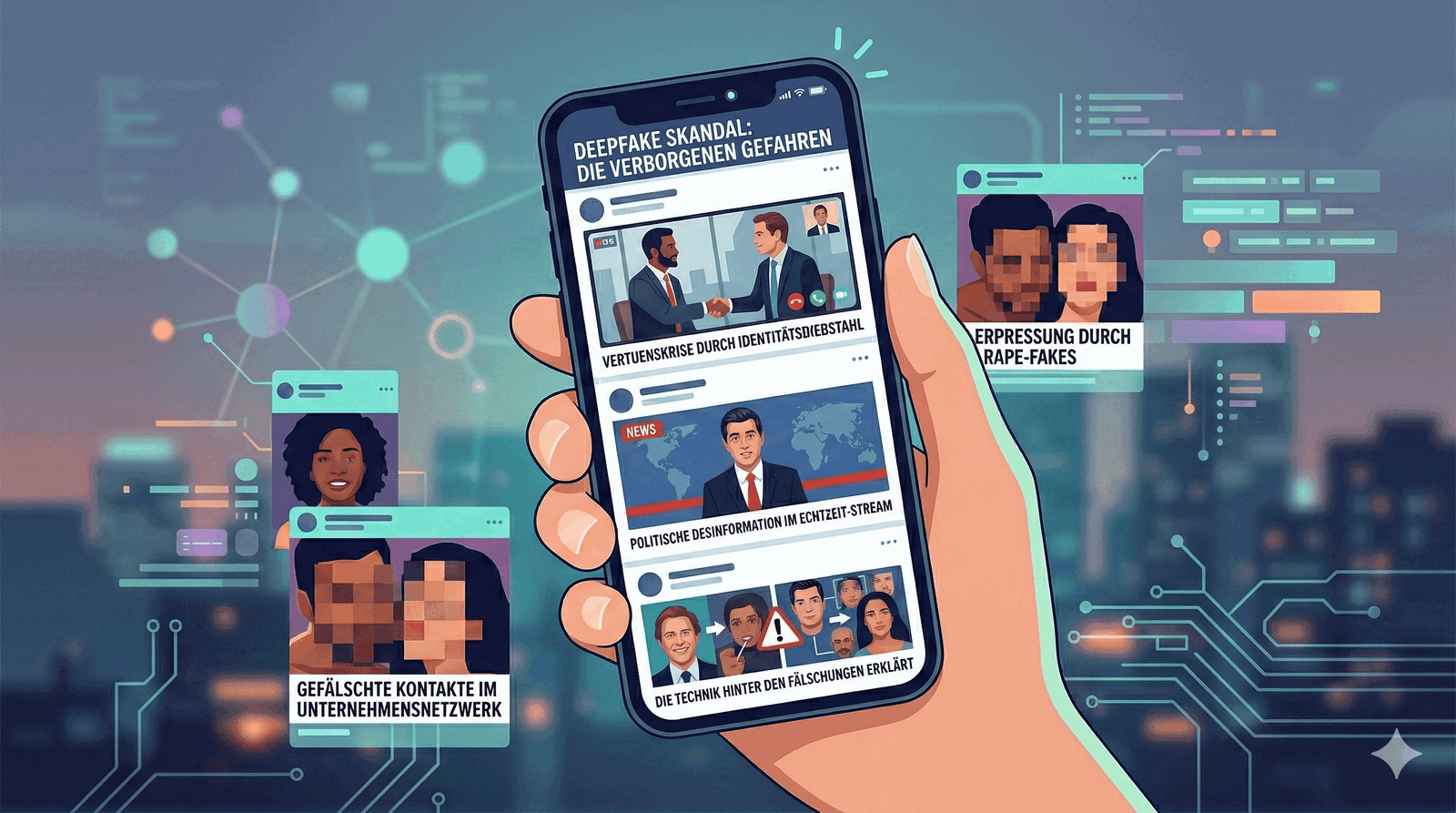 Deepfakes sind ein zunehmendes Problem in der Gesellschaft