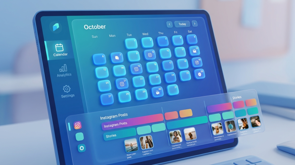 Instagram,Content-Planung,Social Media,Posts planen,Instagram Marketing