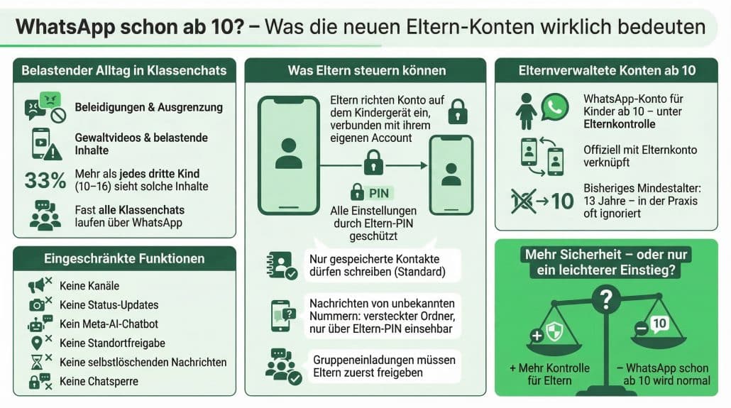 WhatsApp für Kinder ab 10 Jahren