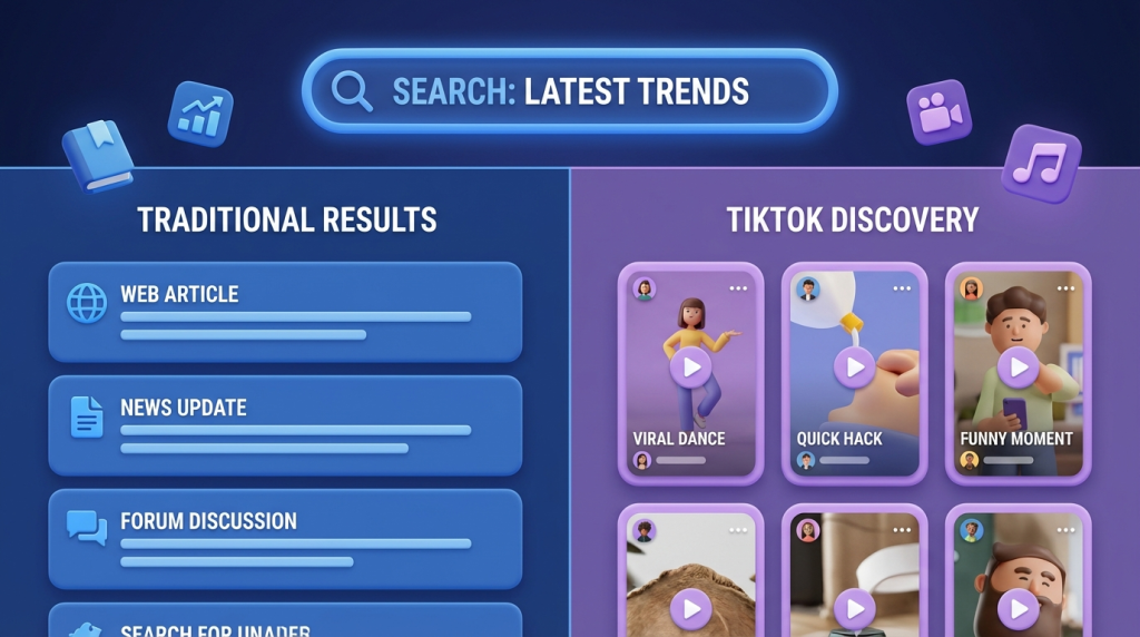 TikTok,Suchmaschine,Social Media,Online Shopping,Digital Trends