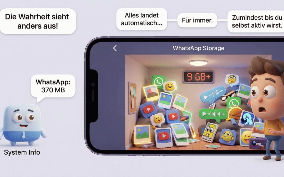 WhatsApp frisst deinen Speicher: So wirst du den Datenmüll los