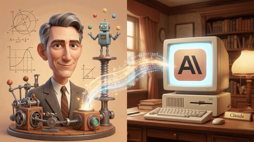 Warum heisst die KI Claude eigentlich Claude? Das ist eine Hommage an Claude shannon, den Mathematiker