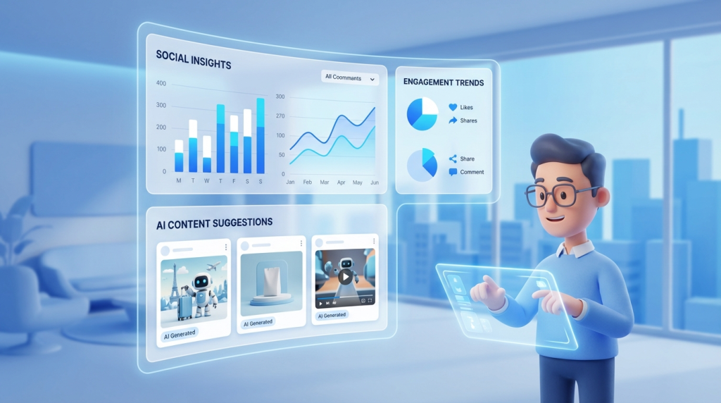 Metricool KI: Instagram Texte generieren & Content planen