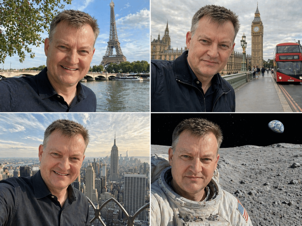 Selfies machen ist ganz leicht: Mit ChatGPT Images 2 oder Nano Banana Pro.