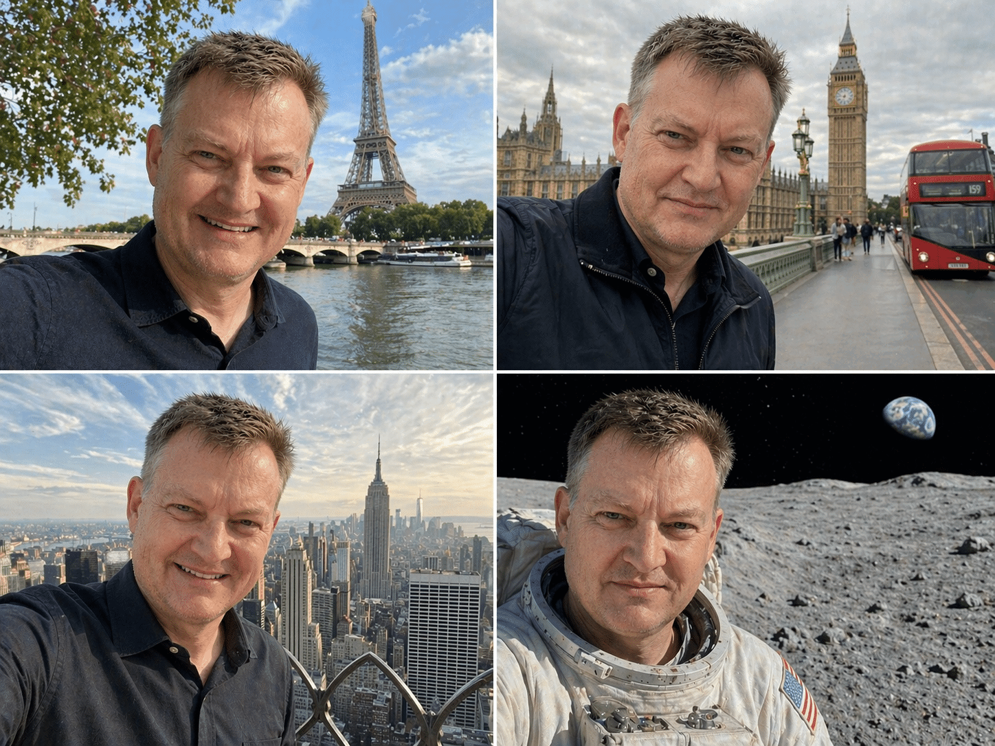 Selfies machen ist ganz leicht: Mit ChatGPT Images 2 oder Nano Banana Pro.