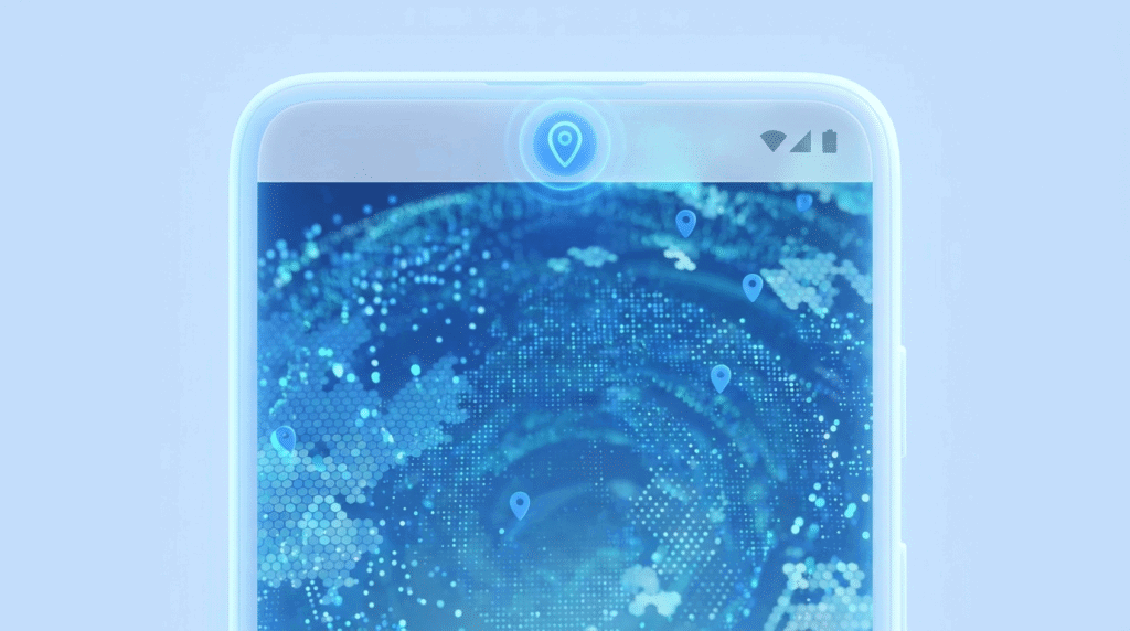 Android 17 Standort-Indikator: Das bedeutet der neue Punkt