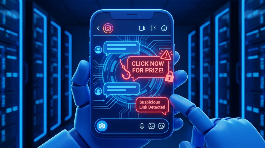 Instagram,Phishing,Fake-Accounts,KI-Betrug,Social-Media-Sicherheit