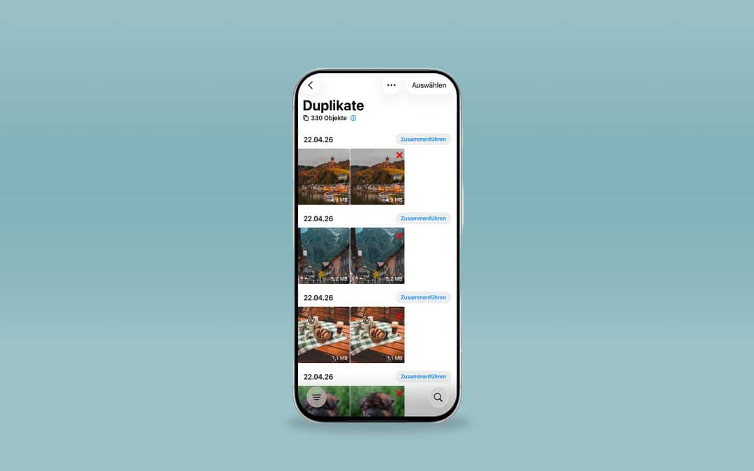 Wie man doppelte Fotos auf dem iPhone löscht und Ordnung schafft