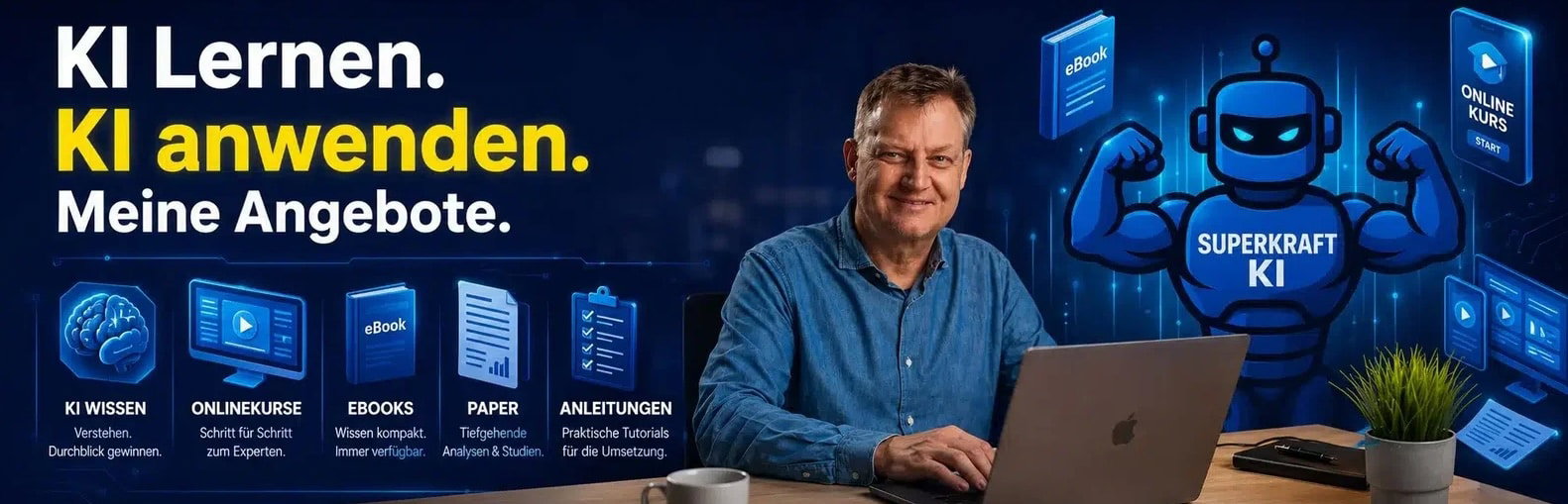 Jörg Schieb KI-Kurse Superkraft KI