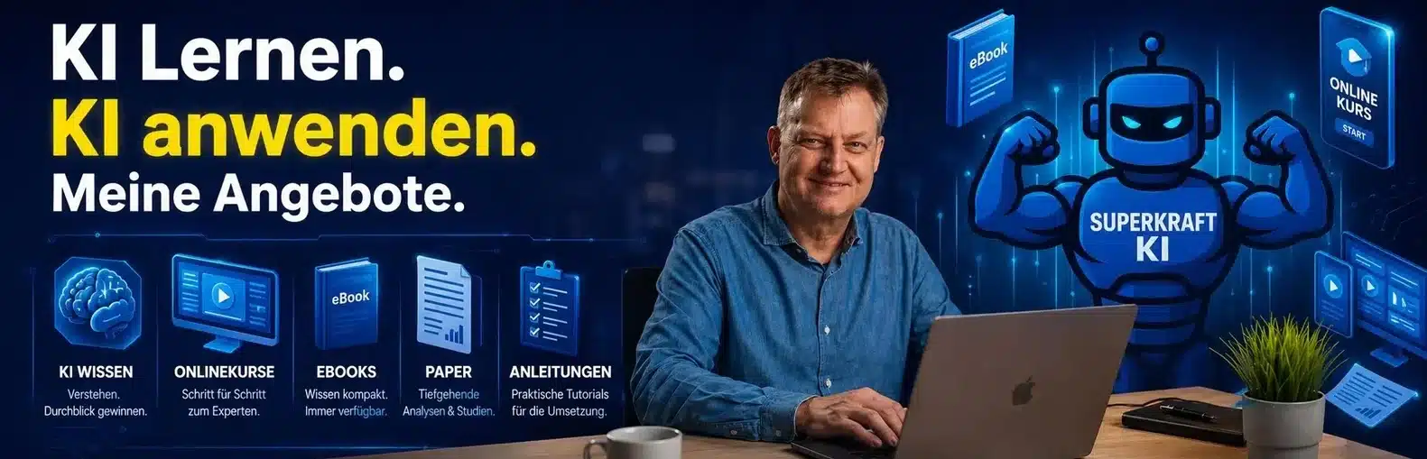 Jörg Schieb KI-Kurse Superkraft KI