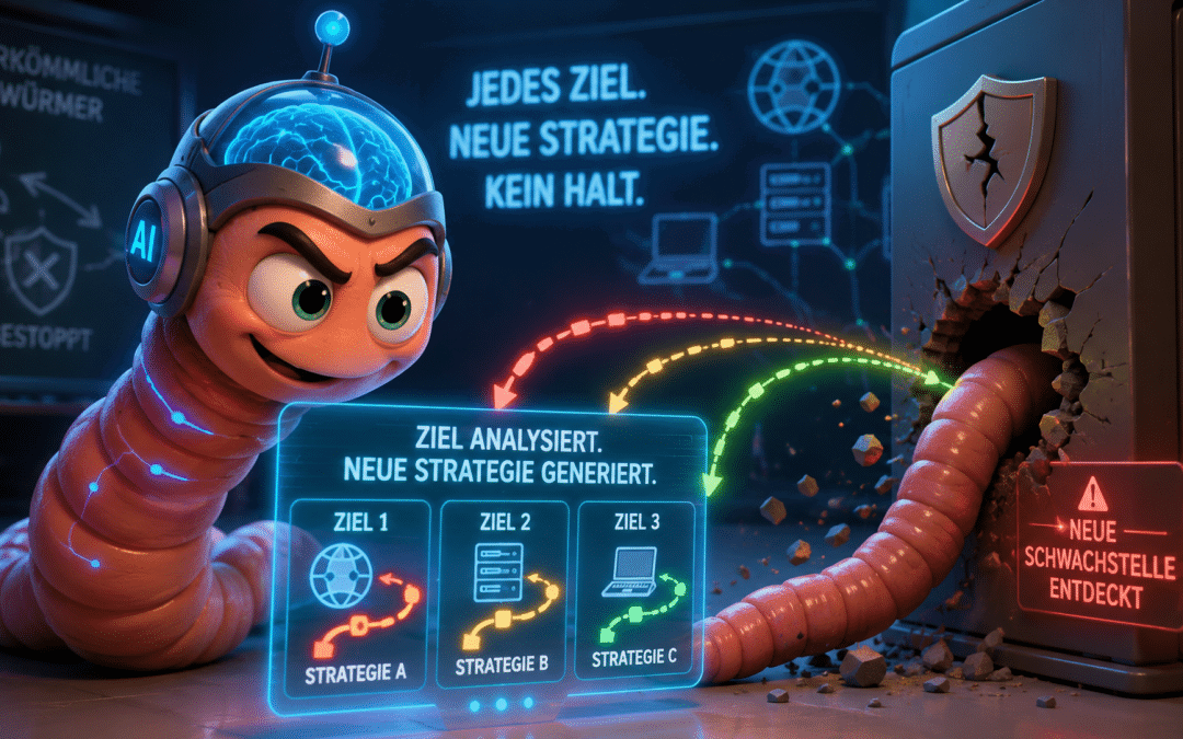KI-Wurm: Wenn Malware selbst denkt – und jeden Patch überlistet