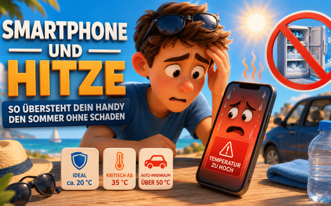 Smartphone und Hitze: So übersteht dein Handy den Sommer ohne Schaden