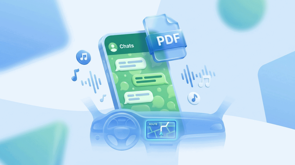 WhatsApp neue Funktionen: PDF-Reader, CarPlay & Status-Songs